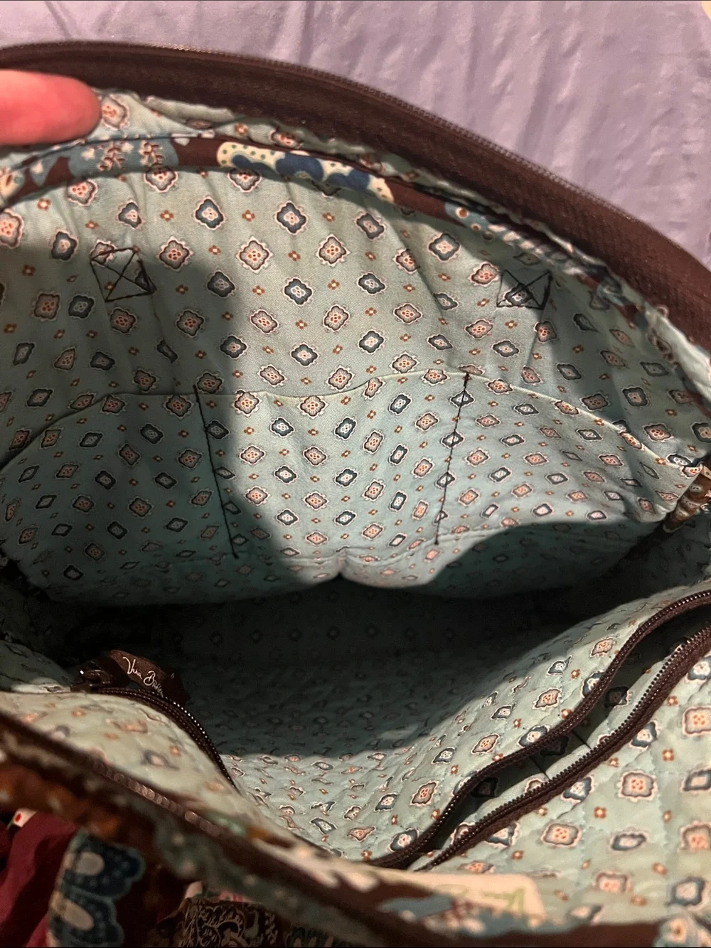 Vera Bradley Quilted Floral Tote Bag in 2009 pattern.